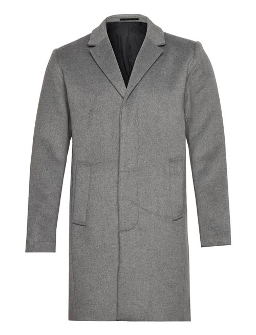 Slhdan Wool Coat O Selected Grey