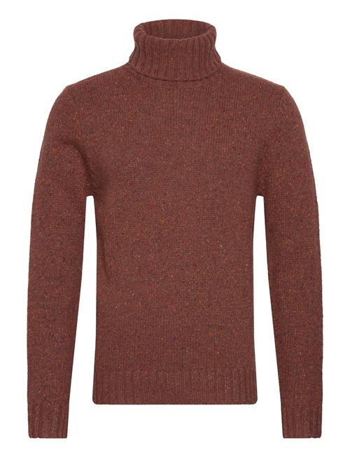 Se Revolution High Neck Knit Sweather Revolution Burgundy ved Booztlet