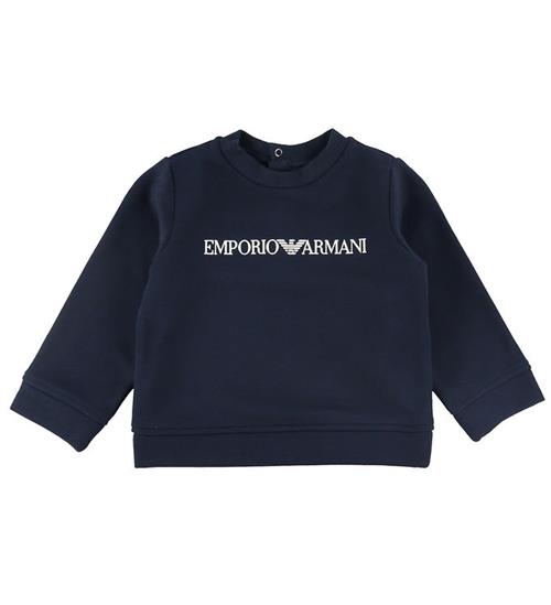 Emporio Armani Emporio Armani Sweatshirt - Navy m. Hvid