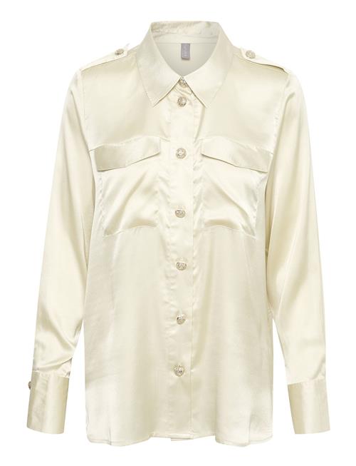 Culture Cusanne Goldbutton Shirt Culture Cream