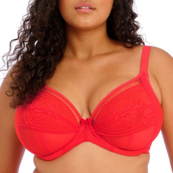 Elomi Bh Kendra Underwire Plunge Bra Rød I 75 Dame