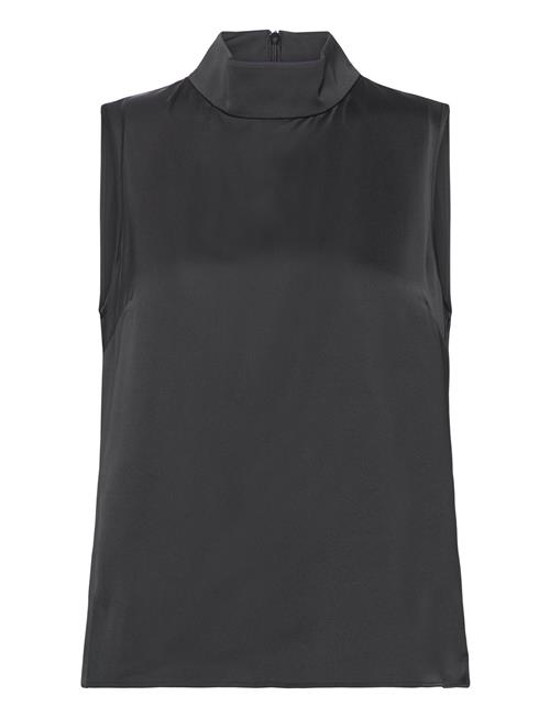 Se Marville Road Tiny Satin Top Marville Road Black ved Booztlet