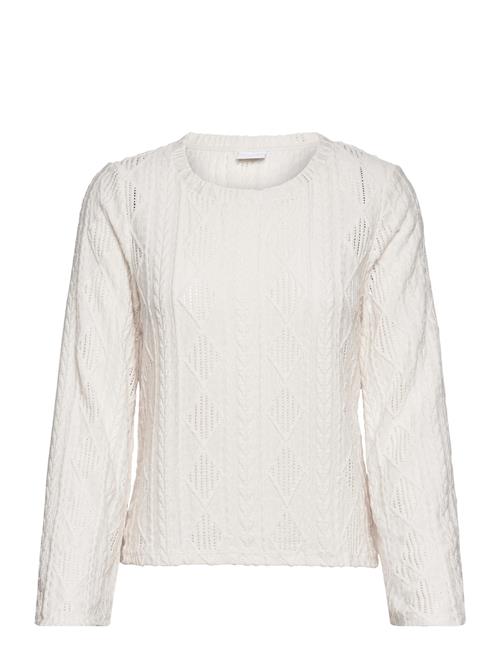 Se Vila Visindy L/S Top Vila White ved Booztlet