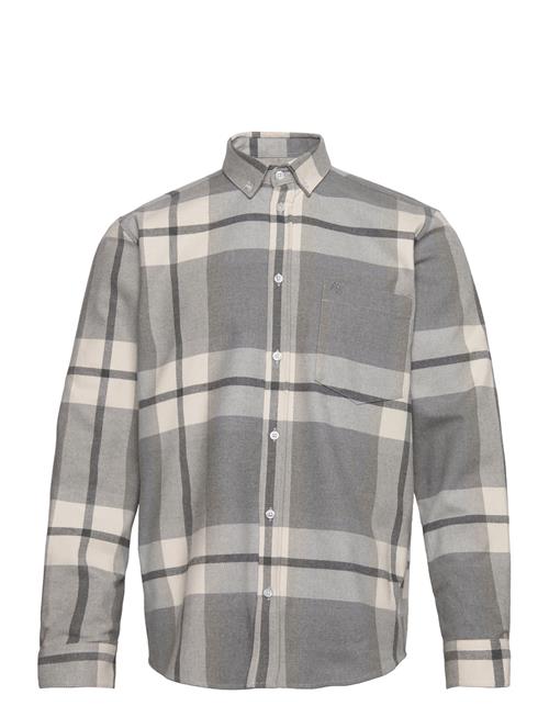 Woodbird Fling Check Shirt Woodbird Grey