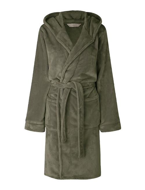 Se Rosemunde Fleece Robe Rosemunde Green ved Booztlet