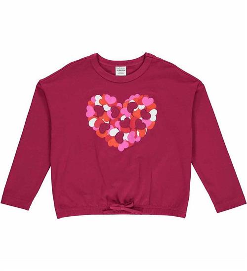 Se Freds World Bluse - Heart - Plum ved KidsWorld