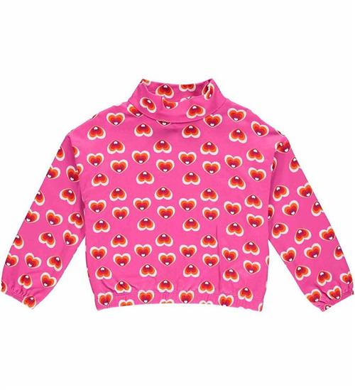 Se Freds World Freds World Sweatshirt - Heart - Fuchsia ved KidsWorld