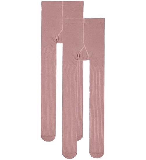 Se Name It Name It StrÃ¸mpebukser - NknPantyhose - 2 pak - Woodrose ved KidsWorld