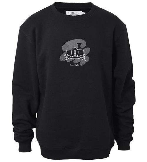 Hound Hound Sweatshirt - Crewneck - Sort m. Print