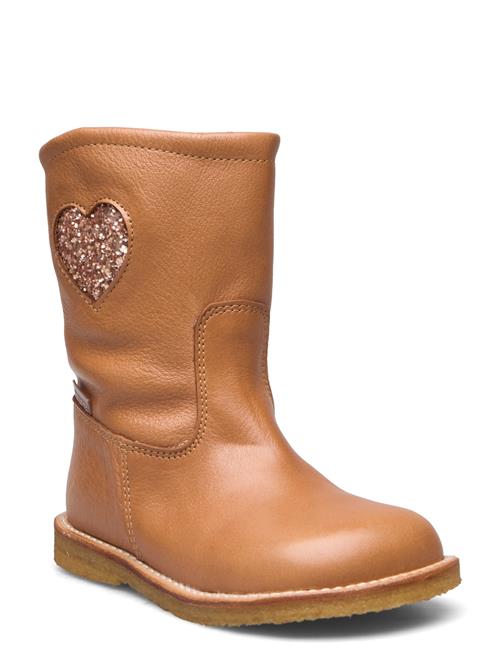 Se ANGULUS Boots - Flat - With Zipper ANGULUS Brown ved Booztlet