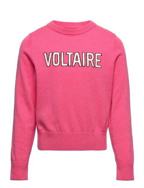 Se Zadig & Voltaire Kids Pullover Zadig & Voltaire Kids Pink ved Booztlet