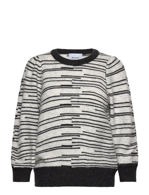 Minus Marilou 3/4 Sleeve Knit Pullover Minus White