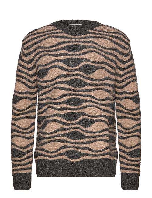 Enkel Studio Esasil Ls Crewneck Knit M Enkel Studio Grey