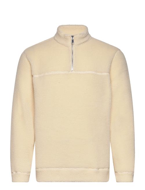 Se ONLY & SONS Onsremy Reg 1/4 Zip Swt ONLY & SONS Cream ved Booztlet