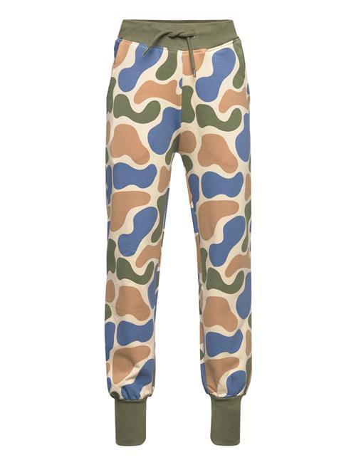 Se Geggamoja College Pants Beige Terazzo Geggamoja Patterned ved Booztlet