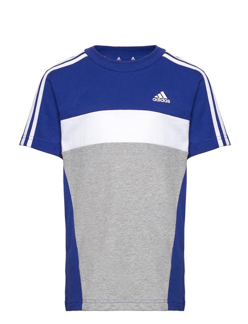 Se adidas Sportswear J 3S Tib T Adidas Sportswear Blue ved Booztlet