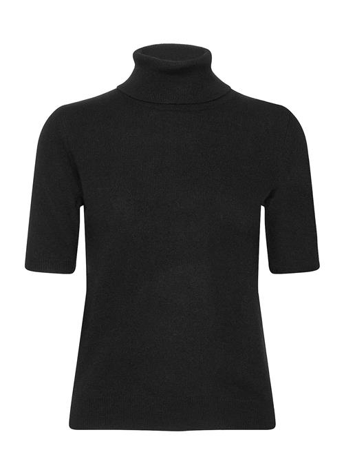 Davida Cashmere Turtleneck T-Shirt Davida Cashmere Black