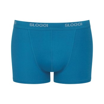 Sloggi For Men Basic Shorts Blå bomuld XX-Large Herre