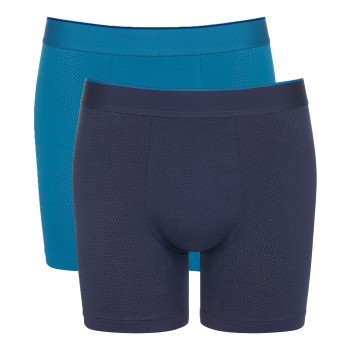 Sloggi 2P Men Ever Airy Short CP2 Marine/Blå bomuld Large Herre