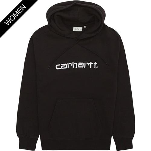 Se Carhartt Women W Hooded Carhartt Sweatshirt I032695 Black ved Quint