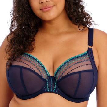 Elomi Bh Matilda Underwired Plunge Bra Mørkblå I 80 Dame