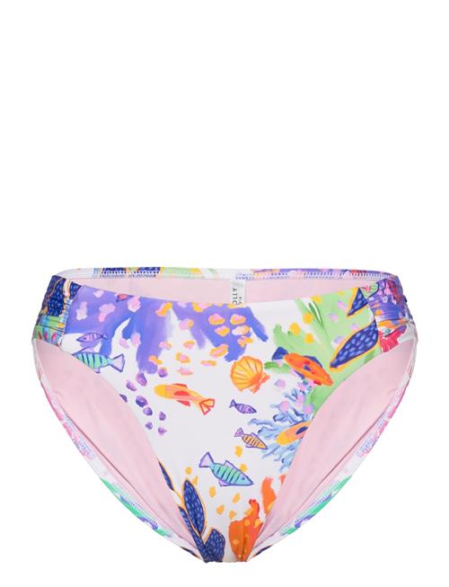 Seafolly Under The Sea High Leg Ruched Side Pant Seafolly White