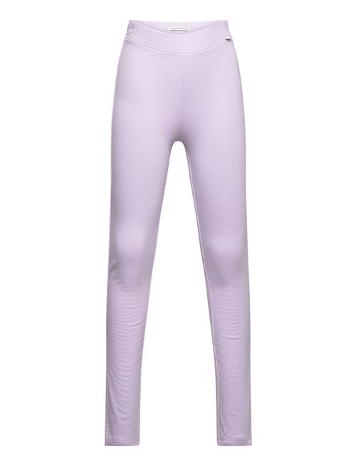 Se Tom Tailor Inside Brushed Leggings Tom Tailor Purple ved Booztlet