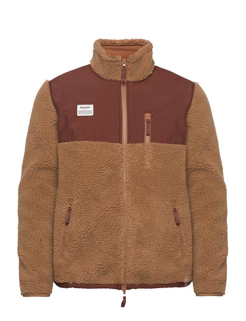 Panel Zip Fleece Resteröds Brown