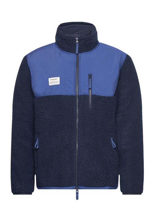 Panel Zip Fleece Resteröds Navy