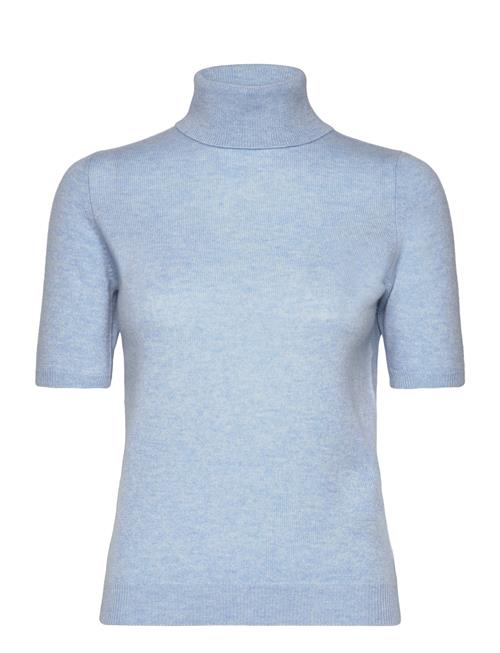 Se Davida Cashmere Turtleneck T-Shirt Davida Cashmere Blue ved Booztlet