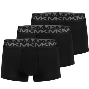 Michael Kors 3P Strecth Factor Boxer Brief Sort bomuld Small Herre