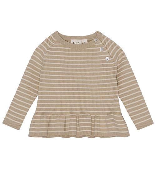 Se FlÃ¶ss Bluse - Strik - Rib - Flye - Sand ved KidsWorld