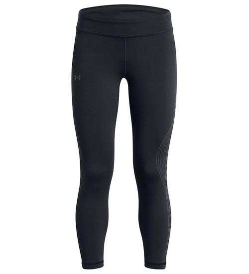 Se Under Armour Under Armour Leggings - Motion Novelty Crop - Sort ved KidsWorld