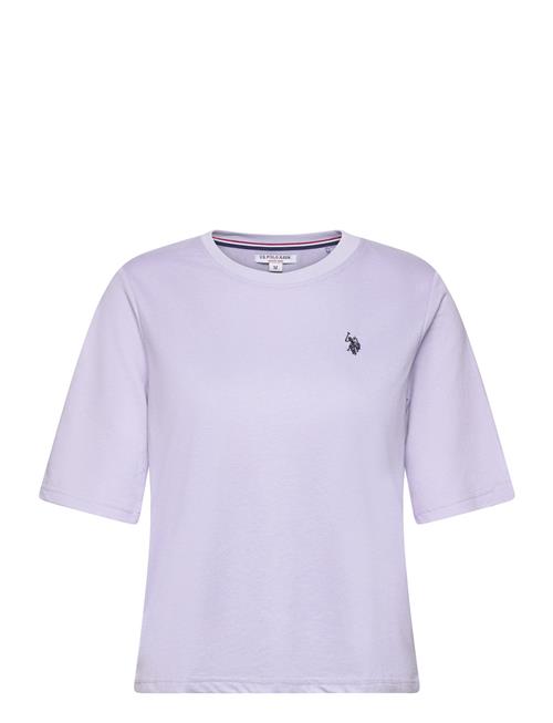 U.S. Polo Assn. Uspa 3/4 Sl Tee Aurora Women U.S. Polo Assn. Purple