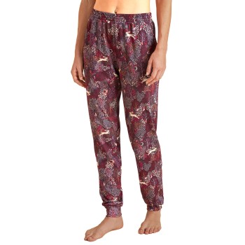 Se Calida Favourites Butterfly Sleep Pants Rød Mønster  bomuld Small Dame ved Timarco