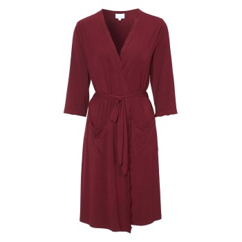 Damella Viscose Plain Wave Robe CL2 Vinrød  Bambus Large Dame