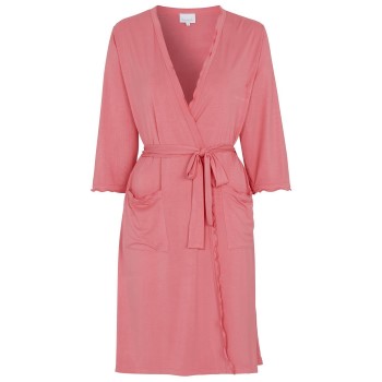 Damella Viscose Plain Wave Robe CL2 Koral Bambus X-Large Dame