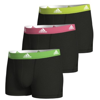 adidas 3P Active Flex Cotton Trunk Sort bomuld Large Herre