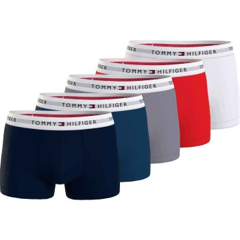 Tommy Hilfiger 5P Signature Cotton Essential Trunk Flerfarvet-2 bomuld XX-Large Herre