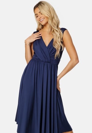 Se Bubbleroom Occasion Valeria Dress Dark blue L ved Bubbleroom