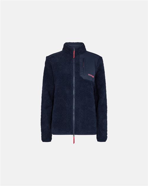 Jakke "teddy fleece" | Polyester | Navy