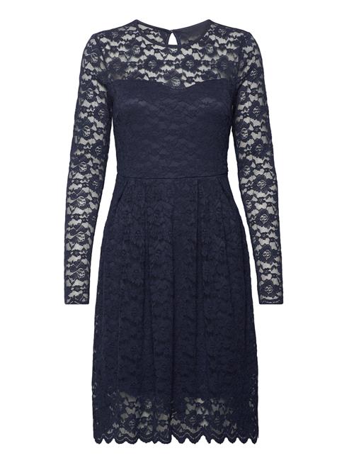 Vikalila L/S Lace Dress - Noos Vila Navy