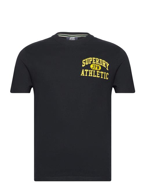 Superdry Emb Superstate Ath Logo Tee Superdry Black