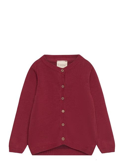 Fixoni Cardigan Knit Fixoni Red