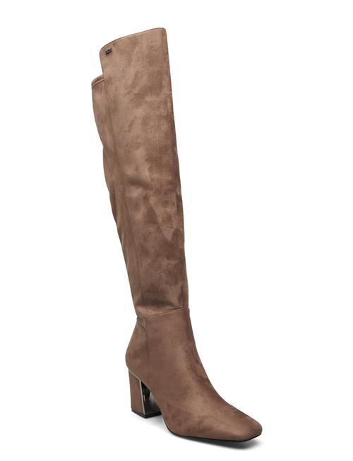 Se DKNY Cilli - Knee High Bo DKNY Brown ved Booztlet