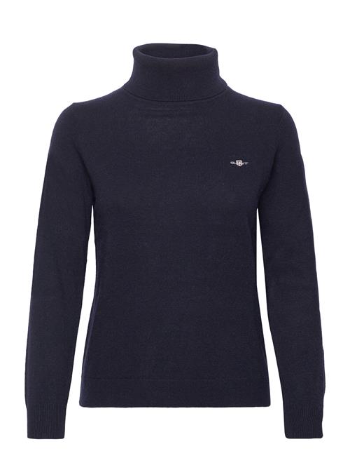 Se GANT Extrafine Rollneck GANT Navy ved Booztlet