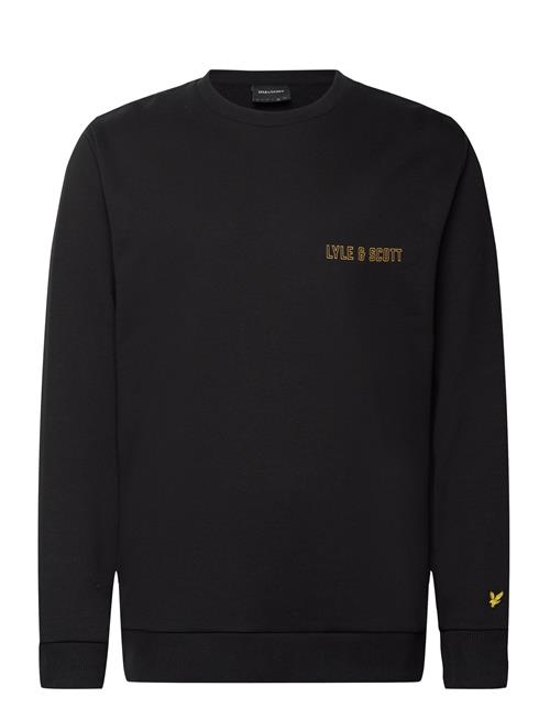 Se Lyle & Scott Collegiate Sweatshirt Lyle & Scott Black ved Booztlet