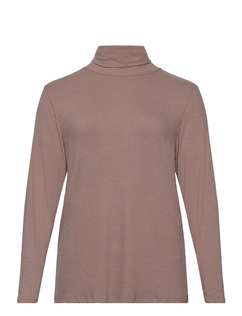 Fransa Curve Fpevina Tee 1 Fransa Curve Beige