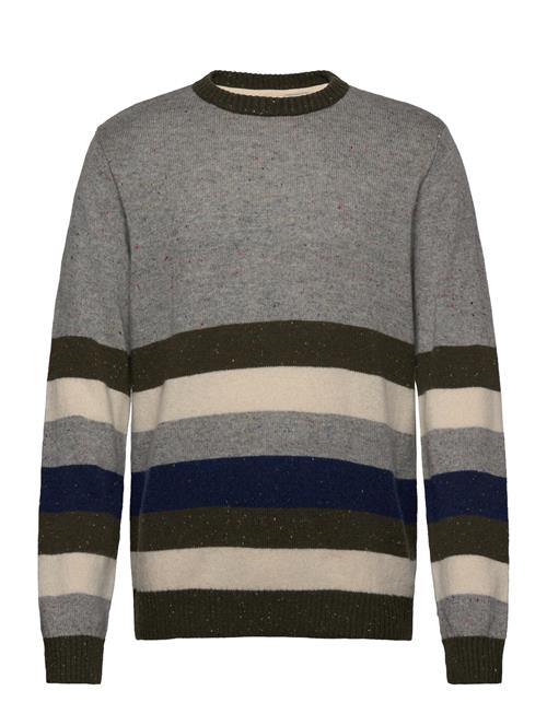 Anerkjendt Akrico Nep Yarns Stripe Knit Anerkjendt Grey