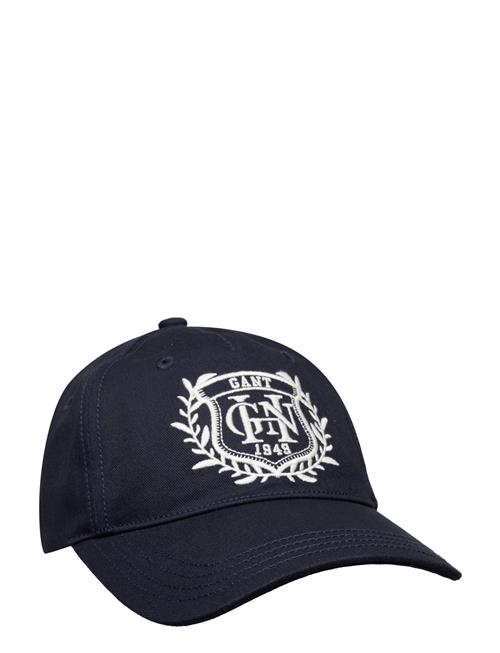 Se GANT Graphic Cotton Twill Cap GANT Navy ved Booztlet